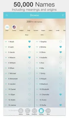 Baby Names Genius android App screenshot 3